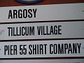 Tilicum Village sign